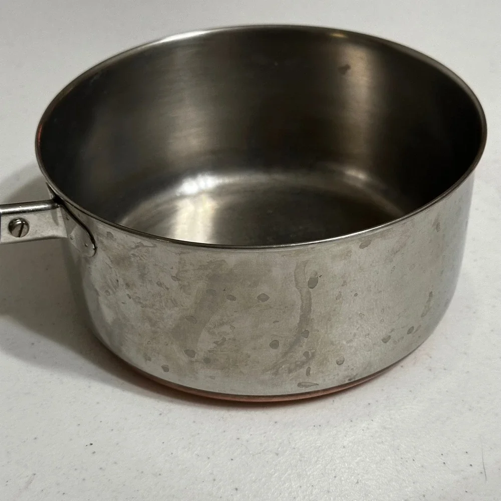 Revere Ware‎ Copper Clad Stainless Steel Saucepan & Lid 2 Qt Vintage pre-1968